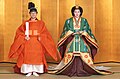 "Emperor_Naruhito_and_Empress_Masako_in_formal_wedding_robes.jpg" by User:Artanisen