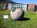 "WCSAGreece_@_WMCEE2016_Wikipedia_Scupture_Unveiled_@_UWC_Dilijan.jpg" by User:Laertis333