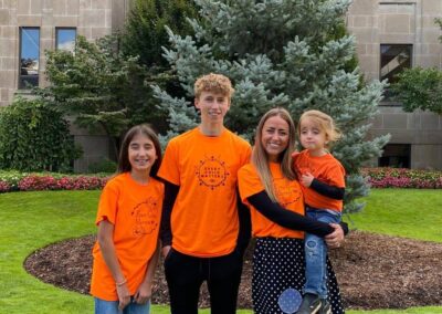 Fallon and her kids.