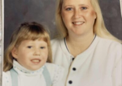 Amber and her mother Sharon.