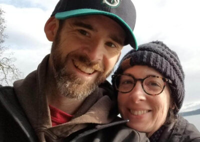 Gwen and her husband, Erik Hasselquist.