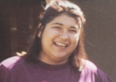 Terry's older sister Christina.