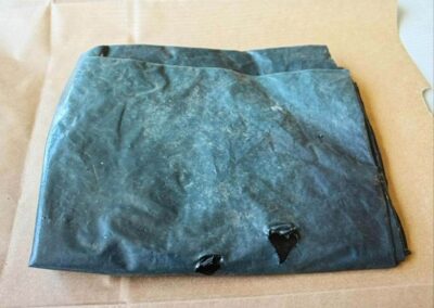 The Green trash bag found at the scene.