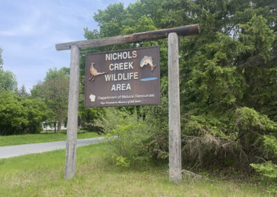 Nichols Creek Wildlife Area, where Rhys’ dismembered body was found.