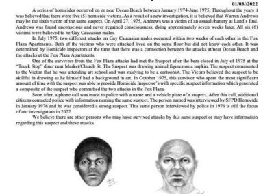 The Doodler Crime Bulletin.