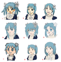 "Wikipe-tan_in_Different_Anime_Styles.png" by User:痛