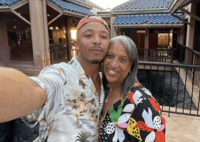 Zelig and his mother, Kathy Williams.