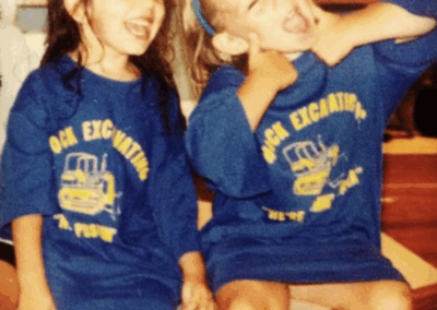 Brit and Ashley as kids