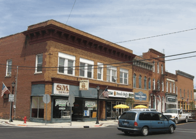 A photo of downtown Fremont, Indiana in 2012.