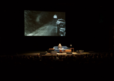 Ashley flowers on stage